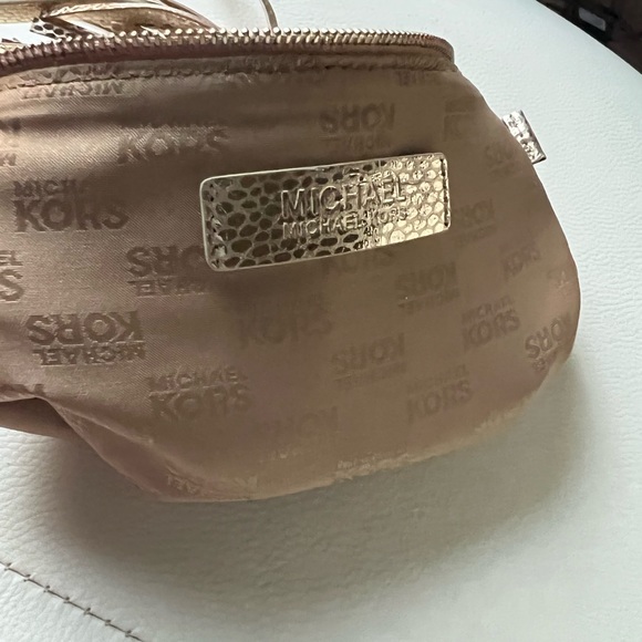 Michael Kors gold Snake skin print wristlet - Picture 7 of 7